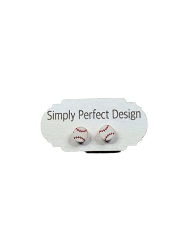 Hypoallergenic Studs Posts - Baseball Earrings for Women - Perfect for Sports Mom Accessories - Sporty Jewelry for Mom - Ideal Baseball charm Gifts - Earrings Player Sports Fan Gift Jewelry