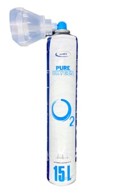 Sauerstoff in der Dose 15L o2 Universal Mundstück 99,5% Reiner Inhalierbar Tragbarer Sauerstoffinhalator