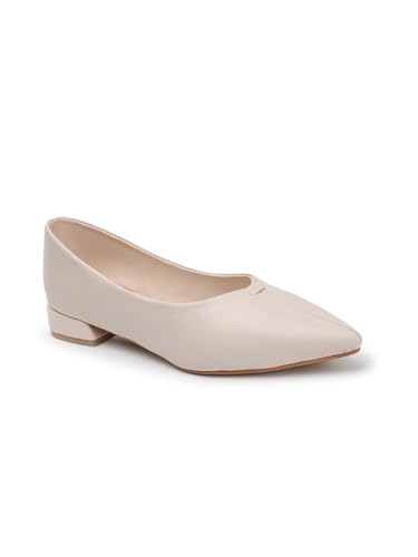 Image of Carlton London Women Comfortable Slipon Pump Shoes with Block Heels, Pointed Toe for Casual and Formal wear