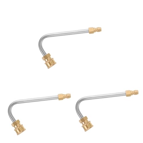 Happyyami 3pcs Replacement Lance for Pressure Washer Extension Stick High Pressure Fittings 1/4 Inch Garden Tool