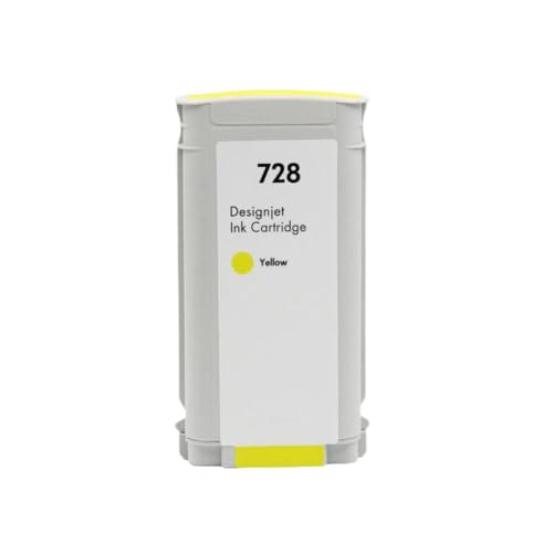 Cartouche d'encre 728 jaune pour éviter les lignes floues sur DesignJet T730 et T830