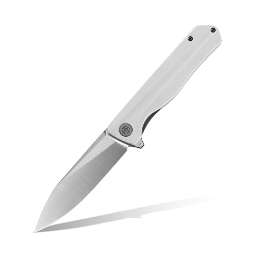 Image of Petrified fish PF818 3.54 inch D2 Steel Satin Blade Pocket Folding Knife
