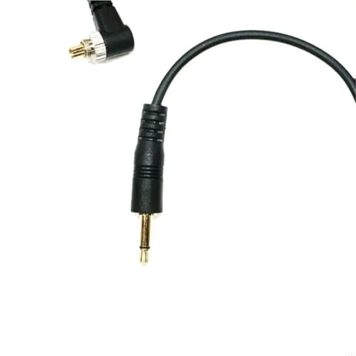 Cable disparador de sincronización de flash con conectores duraderos de 3,5 mm 4