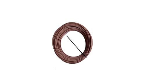 Ali's DIY 6 Core Brown PVC Insulated Alarm Cable - 1 Metre Custom cut length