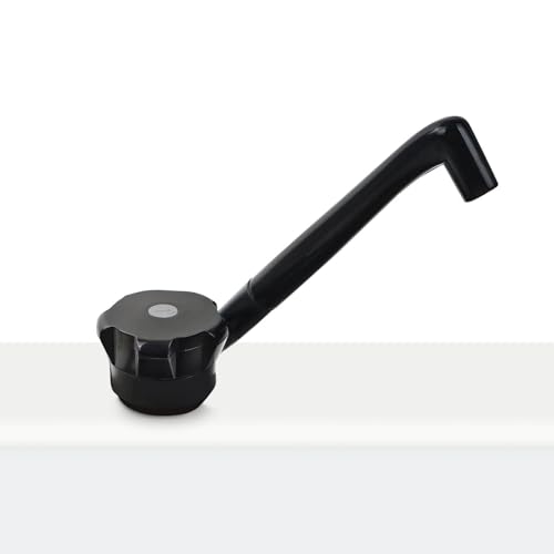 Sconosciuto - Rubinetto 12 V per camper e roulotte in plastica ABS, altezza complessiva:135 mm, 90 g, nero