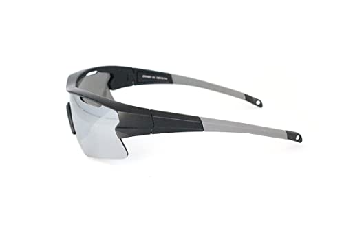Óculos De Sol Esportivo Unissex Ciclismo Montanhismo Esporte Ao Ar Livre Cx-2802 Cor: Prata-espelhad