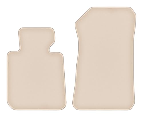 Tapis auto en velours haut de gamme pour BMW Série 1 E82 coupé beige