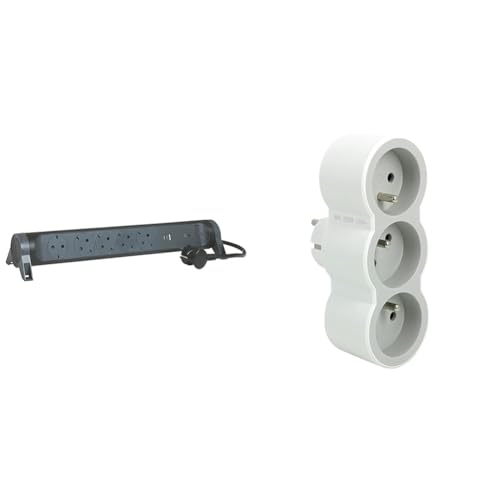 Multiprise rotative avec USB et fiche triplite pour éliminer le manque de prises murales
