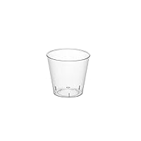 1 Ounce Clear Plastic Shot Glasses - Box Of 200  1 Oz  Shot Glasses Box Of 200 1 Oz Shot Cups Disposable - View #3