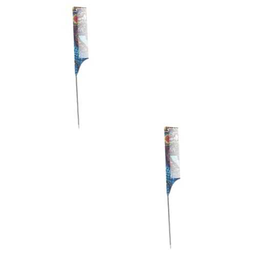 minkissy 2 Piezas peine de cola puntiaguda peine doméstico herramientas caseras peines peine de cola de punta de peinado práctico peine de peluquería ultra delgado peine plano ABS Nano