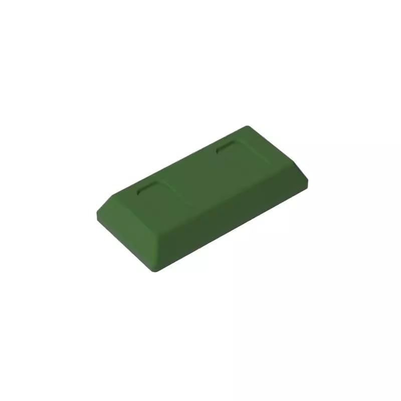96910 Ornaments Tile Special 1x2 with Sloped Walls AKA Money/Gold Bar [Ingot] 50 Pieces GDS-1499 Compatible with Lego Building Blocks Color:Tarmac — image 1