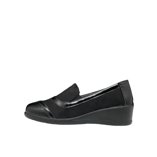 Cinzia Soft Mocassini Donna PF104 in Pelle Nero EU 38