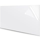 Wonderjune 24' x 48' x 1/8' White Acrylic Sheets Translucent White Cast Acrylic Plastic Sheet Cut to Size for DIY Craft Projects Display Cases Signs Sneeze Guard
