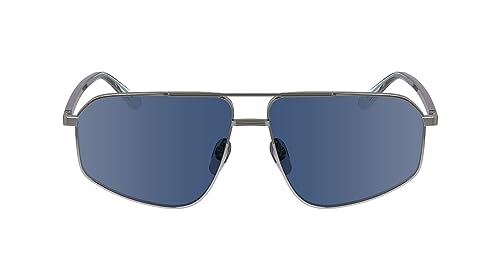 Calvin Klein Herren Ck23126s Sonnenbrille, Light Gunmetal, Einheitsgröße