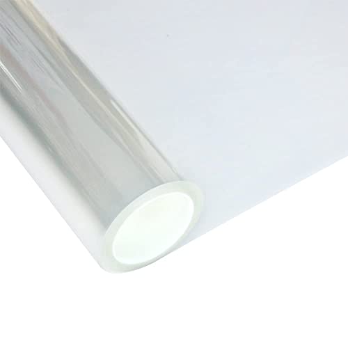 LCFILM 2MIL Clear Safety Window Film UV Blocking Security Window Glass Protection Sticker Self Adhesive Glass Film,17.5Inch x 6.5Feet