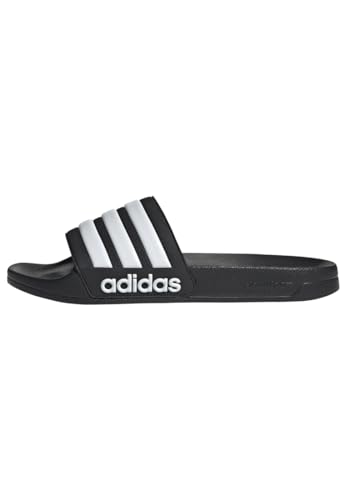 adidas Adilette Shower Slides, SE DESLIZA Unisex Adulto, Core Black/Cloud White, 40.5 EU