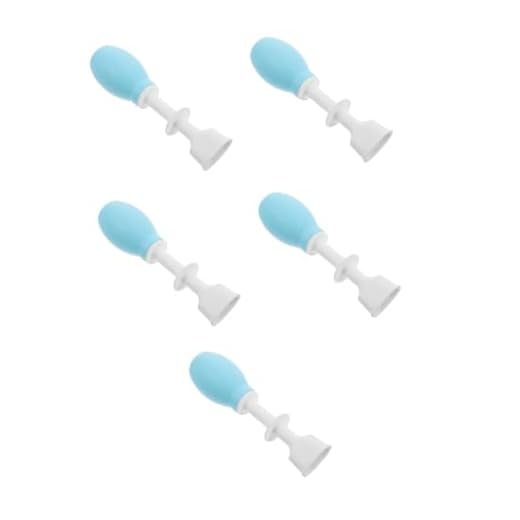 VICASKY 5pcs Tongue Muscle Rehabilitation Device Oral Accessories Vocal Muscle Trainer Tongue Muscle Trainer Tongue Exerciser Gum Tool Tongue Trainer Sky-Blue Silica Gel