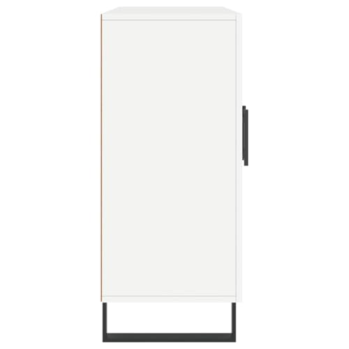 Xichuzi Aparador de Madera de ingeniería Blanco 90x34x80 cm, Mueble Salon, Aparadores para Salon, Mueble Comedor, Mueble Auxiliar, Aparador Cocina, Aparador Entrada Recibidor - 828132 - imagen 7