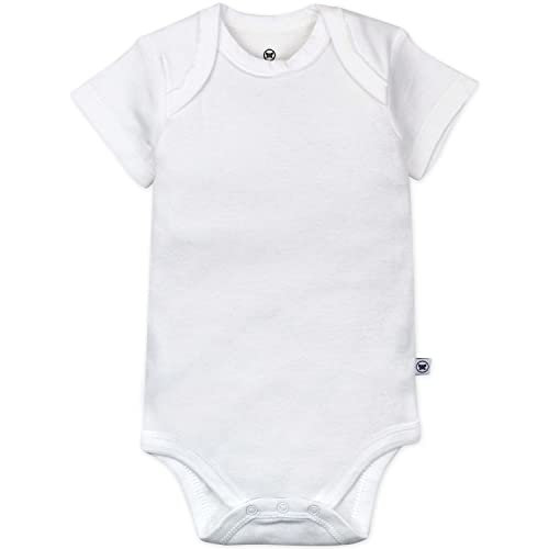 Image of HonestBaby unisex-baby Organic Cotton Short Sleeve Bodysuits Multipack