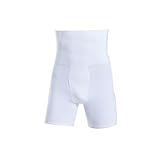 JPXJGT Elásticos Shapewear Faja Moldeadora Abdominal Pantalones Cortos de Compresión para Hombre(White,3XL)