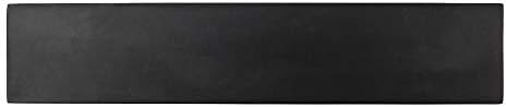 Rockingham Forge MK-300BK 12 Magnetic Black Rubber Wood Knife Rack with Wall Fixings