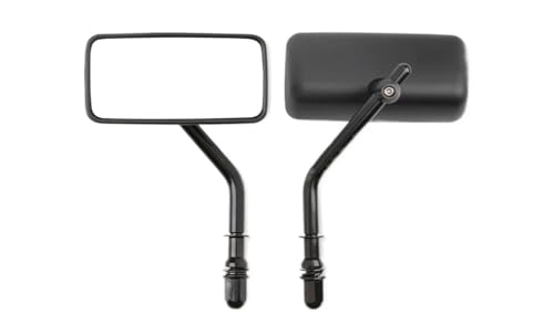 Rétroviseurs de moto guidon pour 883 et 1200 Iron - Paire de miroirs noirs