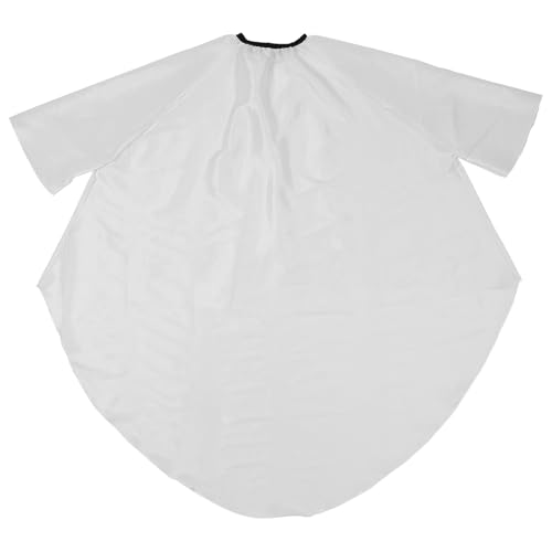 Capa de Corte de Pelo con Mangas Blanca para Barbería miniatura 1
