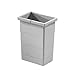 Produktbild Hailo 8 L Inneneimer 1075959 hellgrau | Ersatz-Abfalleimer für Rondo Raumspar Tandem Abfallsammler | Kunststoff mit Doppelhenkel | Passend Typen 3603631 3671951 | Hochwertiges Küchenzubehör