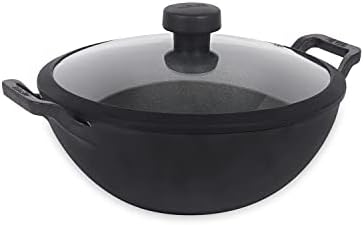 Meyer Pre Seasoned Cast Iron 30cm Kadai