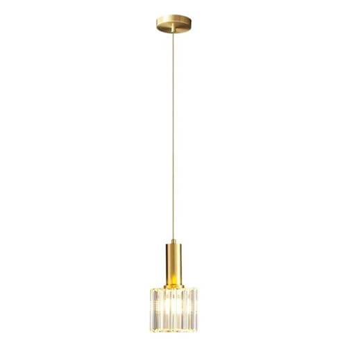 Lámpara de cristal K9 con cable ajustable para isla de cocina 1