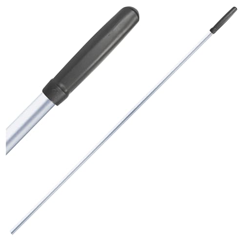 5 Stück Vermop Vermop Alustiel eloxiert, grau-schwarz, L: 141cm, B: 3cm, H: 3cm, Karton