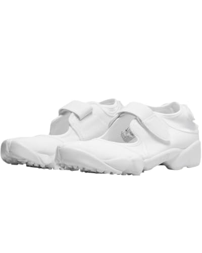 Nike Women's Air Rift Breathe, White/Pure Platinum, 7 Medium US