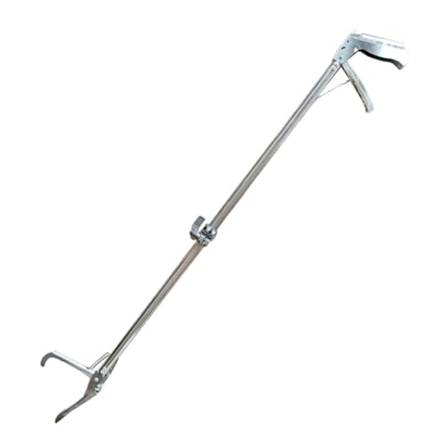 BESPORTBLE Thickened Stainless Steel Long Grilling Tongs Non-Slip Scissor Clamp for Crab Lobster EEL Loach Seafood Tool Pliers Portable Cooking Clamp for Barbecue and Outdoor Use