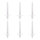 PACKOVE Bobine di Plastica per Macchina da Cucire 6 Pezzi, Perno Rocchetto Cucito, Mandrino Avvolgitore, Accessori Essenziali per Cucito e Ricamo, Facile da Installare, Leggero