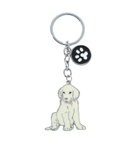 Harikaji Dog Keychain, Dog Key ring Vivid Cute Pet Dog