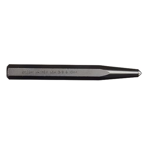 Mayhew Tools 24004 Center Punch, 3/8" - 10 mm x 6-1/4", Black Oxide Finish