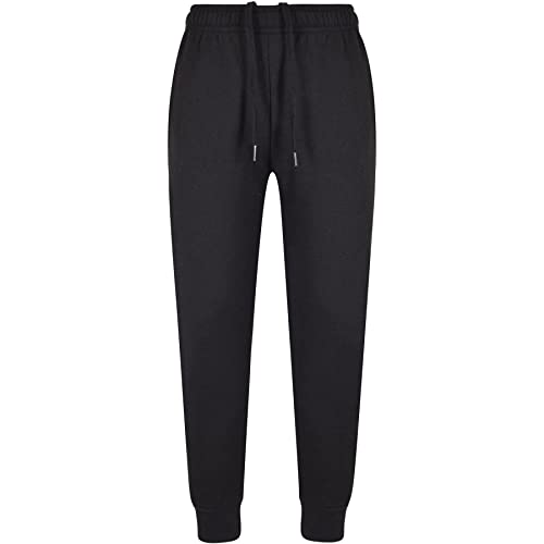 A2Z 4 Kids Girls Boys Fleece Jogging Bottoms PE School Jogger Classic - Fleece Trouser 355 Black 9-10