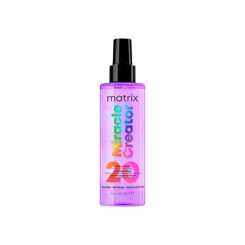 Matrix Miracle Creator 20-in-1 Multi-Benefit Leave-In Treatment Spray Heat Protection up to 230C and Detangler 100ml For All Hair Types and Textures