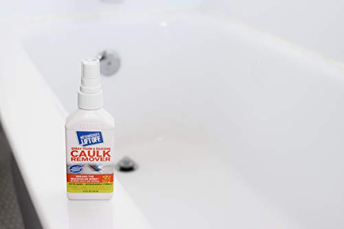 Motsenbocker’s Lift Off 41145 4.5-Ounce Spray Foam And Silicone Caulk Remover Safe On Showers, Baseboards, Stainless Steel, Ceramic, And More Water-Based And Biodegradable, Clear #TOP4