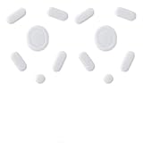 HUYUN 2 Sets White Rounded Curved Edges Mouse Feet Pads Skates Compatible for Logit G304 G305 Mouse