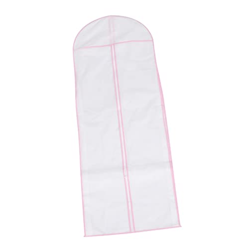 PRETYZOOM Dress Cover for Wedding Gown Bridal Garment Bag Nonwoven Dustproof Washable Preserve Bridal Gown