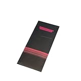 Pro DP 520 Bestecktaschen Serviettentaschen schwarz Bordeaux Burgundy inklusive Serviette 33x33cm 2lg Bordeaux