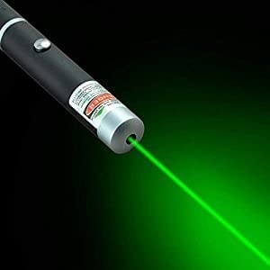 ANALIYA Green Multipurpose Laser Light Disco Pointer Pen Lazer Beam with Adjustable Antena - Pack of 1