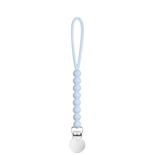 Image of Ryan & Rose Cutie Clip Judy - Pacifier Clip Holder Silicone (Judy, Blue)