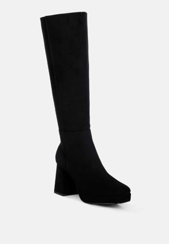Ryo Calf-Length Micro Suede Boots2