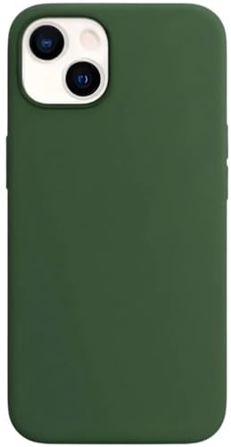 Image of Premium Liquid Silicone Case for iPhone 11 - Slim Full Body Protective Back Cover with Soft Microfiber Lining, Anti-Slip Grip Scratch Resistant Phone Case(Dark Green)