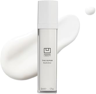 U Beauty The SUPER Hydrator Hyaluronic Acid Moisturizing Cream - Mega-Dose Skin Hydrator with Peptides and Grapeseed Oil for Supple, Smooth, and Softer-Looking Skin For Up To 48 Hours - 1.7 fl oz