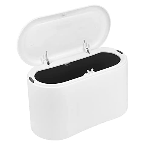 Cubo de Basura Escritorio Oficina Blanco Cover