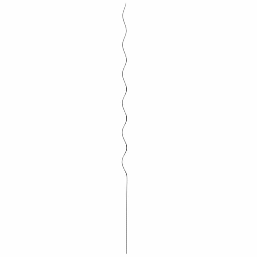 Spiral Pflanzenstütze Stahl 150 cm, 50 Stück Kletterpflanzenstütze für Garten, Pflanzstab aus robustem Stahl mit minimalistischem Design für Bohnen und Reben, platzsparend