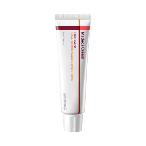 CENTELLIAN 24 Madeca Cream Time Reverse (50 ml) Advanced fast-absorbing nourishing cream that moisturizes firms and reduces wrinkles; low irritation; Korean skincare CENTELLIAN 24